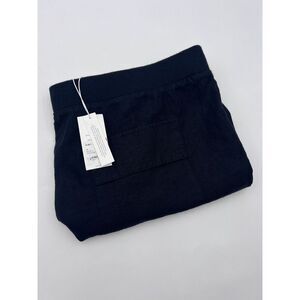 NWT $225 VINCE Hemp Drawstring Shorts Black XXL‎ M83492653 2XL